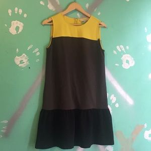 Color Blocking, A-line Dress